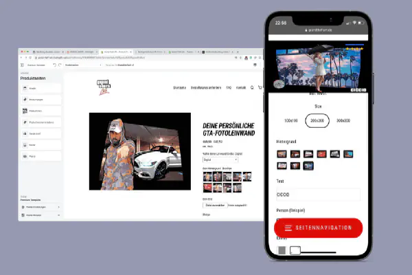Onlineshop für Grand Theft Art