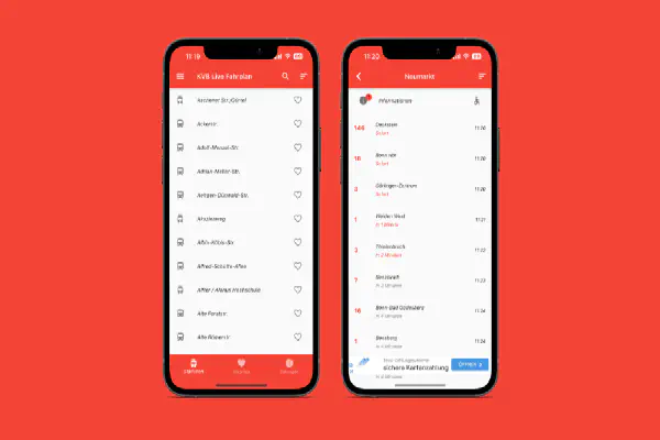 KVB Live Fahrplan - Die beste Alternative zur offiziellen KVB App